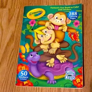 “Silly Days” Crayola Coloring Book